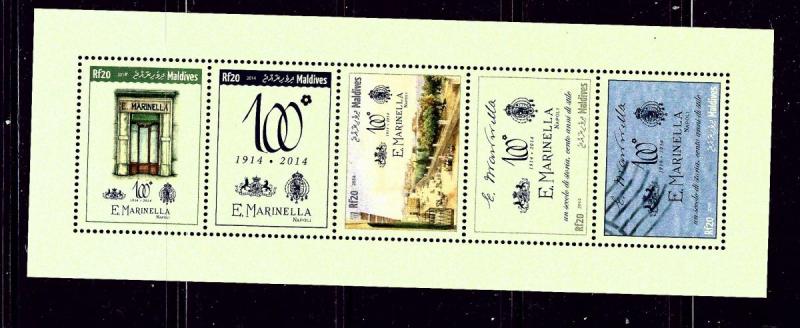 Maldive Is 3163 MNH 2014 sheet of 5 