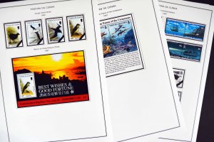 COLOR PRINTED TRISTAN DA CUNHA 1952-2010 STAMP ALBUM PAGES (139 illustr. pages)