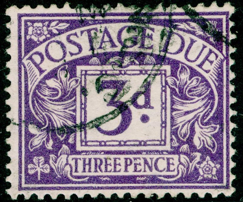 SGD14, 3d dull violet, FINE USED. WMK BC