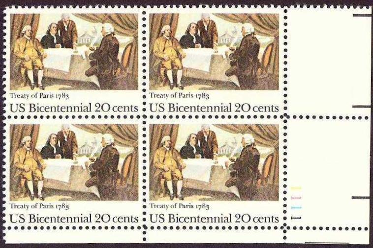 *USA Scott 2052 Plate Block (20 cents) MNH
