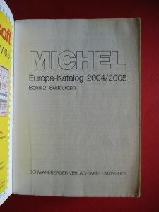 Michel Sudeuropa 2004/2005 Band 2 Katalog South Europe Postage Stamp Catalogue