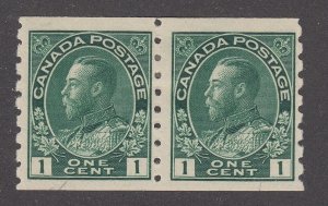 Canada #125 Mint Admiral Issue Pair