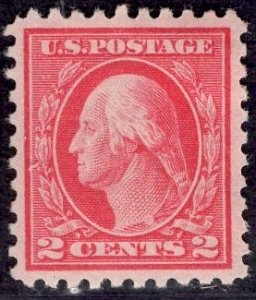 US Stamp #425 2 Cents Washington MINT Hinged  SCV $2.10