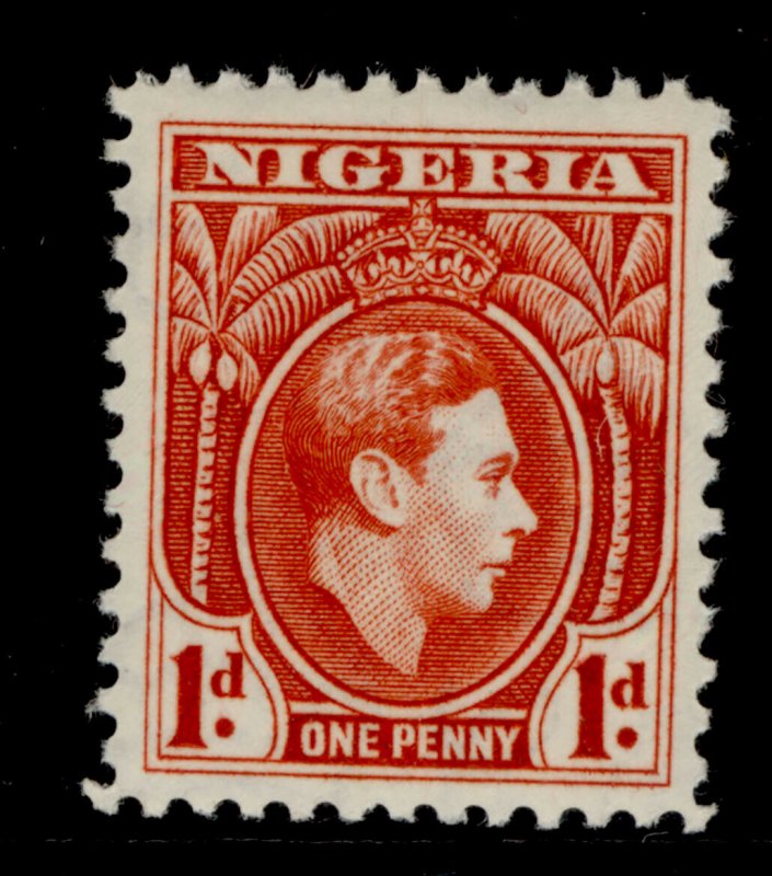 NIGERIA SG50, 1d carmine, LH MINT. Cat £19.