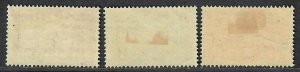 $Switzerland Sc#182, 183+184 M/H/VF, part set, ex. 181, 185, Cv. $332.50