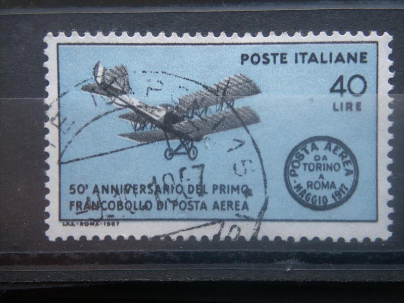 ITALIA, 1967, used 40l, airmail stamp, Italy, Scott 968