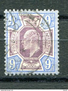 Great Britain 1902/11 King Edward VII Sc 136 9p Used 10885