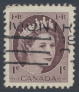  Canada  Sc# 337  Used QE II 1954 see details  / scans