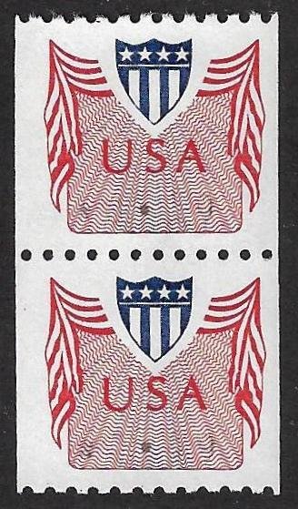 US. EFO. Scott CVP31.  Pair.  Underinked denomination.