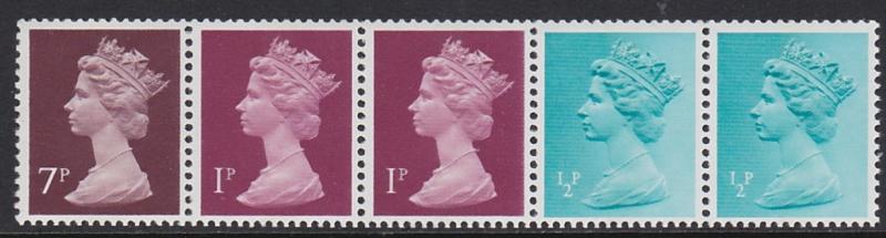 MH61a 1970-95 Machins MNH