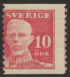 Sweden 1920-21 Gustaf V 10th Rose Coil #139 VG-H CV $30.00-
