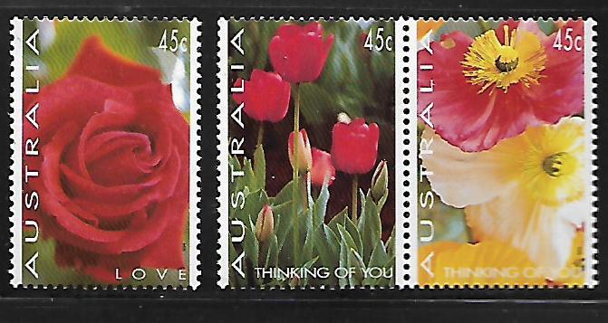 AUSTRALIA 1367-1369 MNH THINKING OF YOU