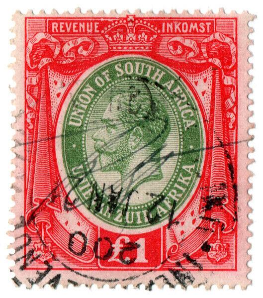 (I.B) South Africa Revenue : Duty Stamp £1