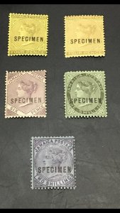 Jamaica Specimen Stamps