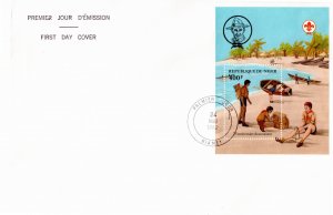 Niger 1982 Sc 590 souvenir sheet FDC-2