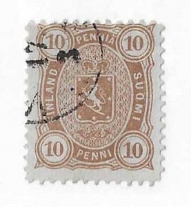 Finland Sc #20 10p used FVF