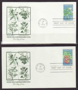 US 1783-1786 Flora and Fauna 1979 Artmaster S/4 U/A FDC