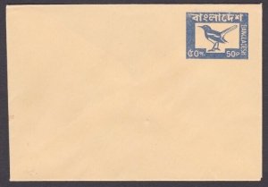 BANGLADESH 50p Bird postal stationery envelope unused.......................R647