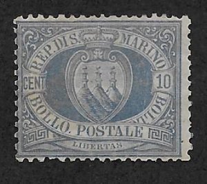 SAN MARINO SC# 7 AVF/MNG 1877