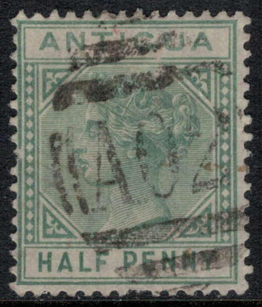 Antigua #12  CV $20.00  A02 cancellation