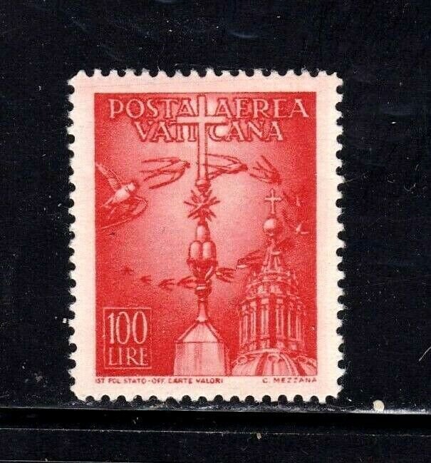 Vatican City stamp #C15, MVLH OG,  CV $35.00