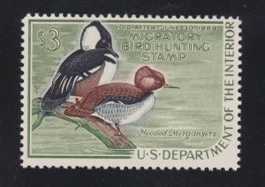 US RW35 $3 Duck Hunting Mint VF-XF OG NH SCV $65