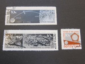 Russia 1966 Sc 3274-6 CTO space set FU