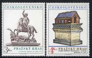 Czechoslovakia 1982 Prague Castle (18th series) set of 2 ...