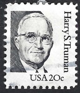 United States #1862 20¢ Harry S. Truman (1984). Used.