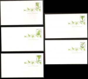 US 4848-4852 Ferns 49c (set of 5) DCP FDC 2014