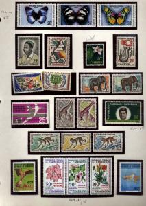 Cameroun Topical  Birds Butterflies  animals Collection  Mint NH $95.00