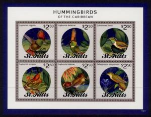 St. Kitts Sc# 862 MNH Hummingbirds (M/S)