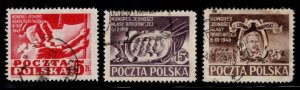 Poland Scott 445-447 Used set