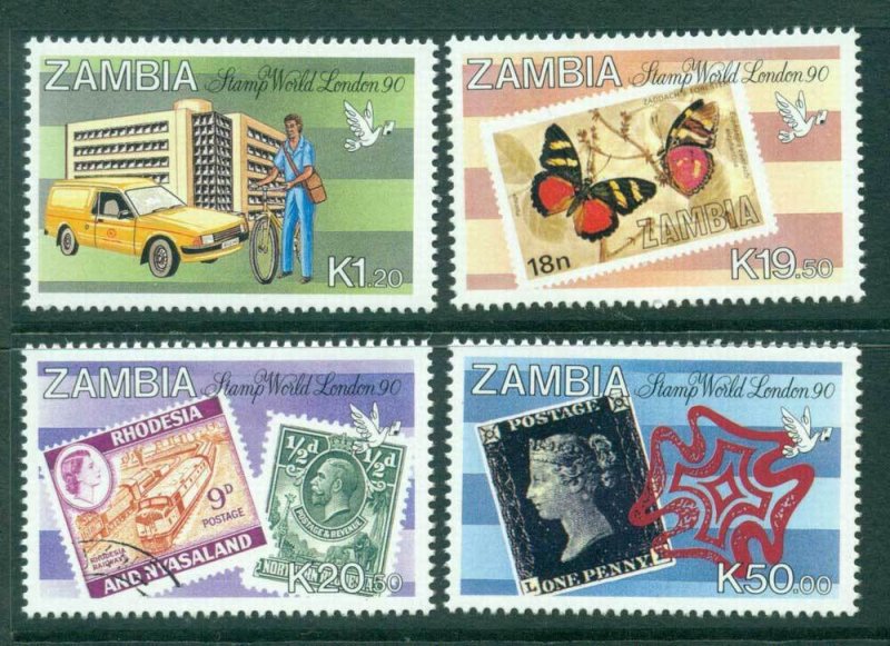 Zambia 1990 Stamp World London MUH Lot26955