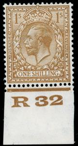 SG429 SPEC N45(1), 1s bistre-brown, M MINT. Cat £45. CONTROL R32.