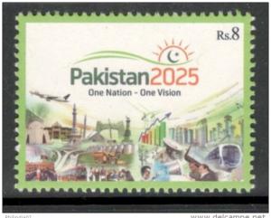 Pakistan 2014 2025 One Nation-One Vision Economy & Industry MNH # 4186