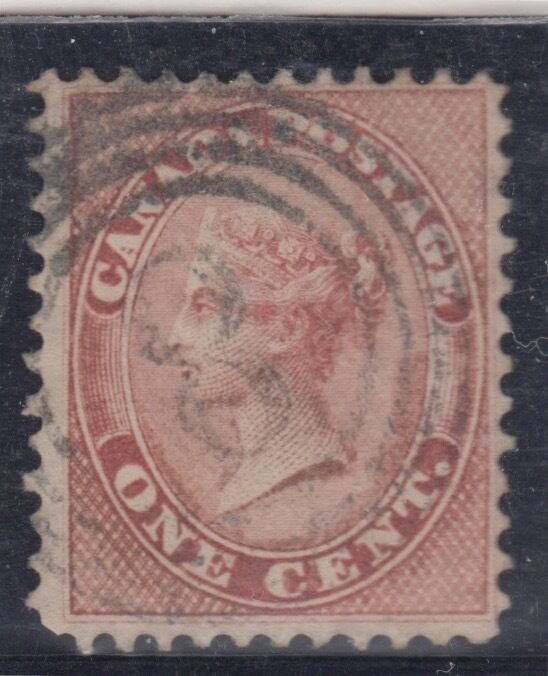 4 ring #8 CHATHAM RF4 ** son cancel -- VF #14 1cent Rose Canada