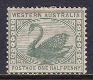 Western Australia - Scott #58 - MH - Horizontal crease - SCV $7.25