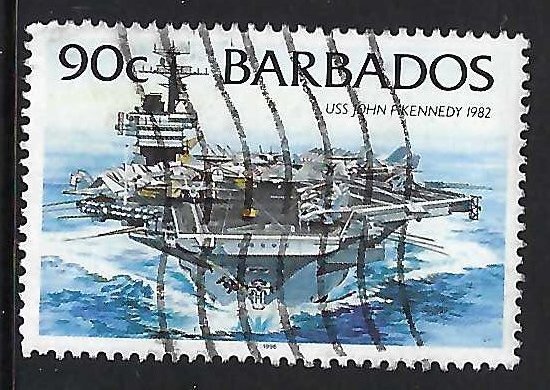 Barbados 882 VFU SHIP T844-9