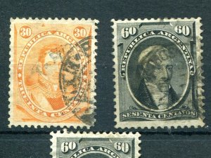 Argentina #24, 25  used VF  - Lakeshore Philatelics