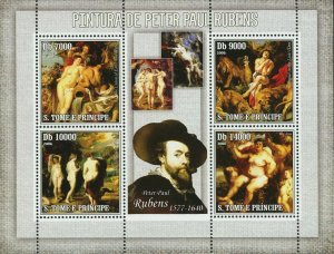 Paintings of Rubens Stamp The Union of Earth And Water S/S MNH #2808-2811