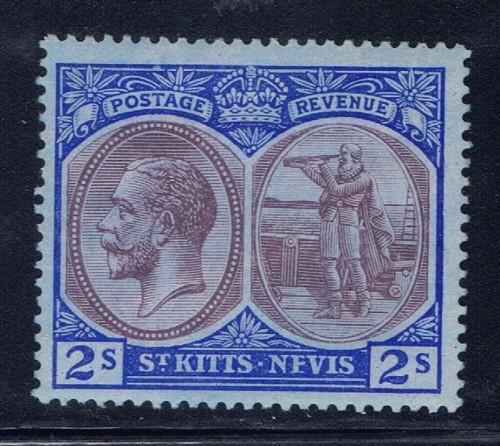 St Kitts-Nevis 32 Hinged 1920 issue 