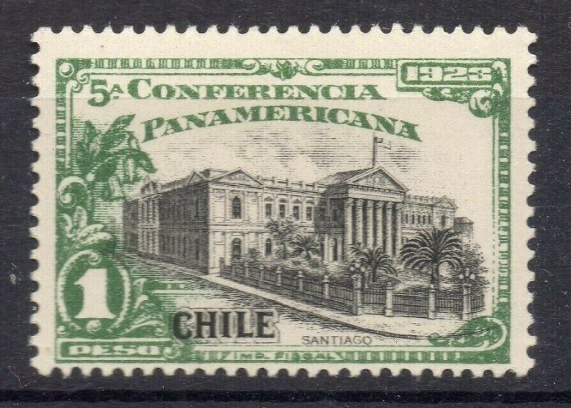 Chile 1923 Pan America Issue Mint hinged Shade of 1P. NW-13106