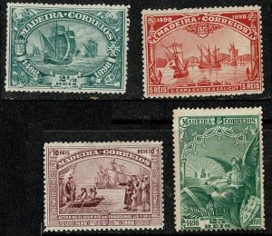 Madeira #37-40 MH Vasco da Gama