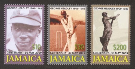 Jamaica Sc# 1088-90 MNH George Headley Centenary