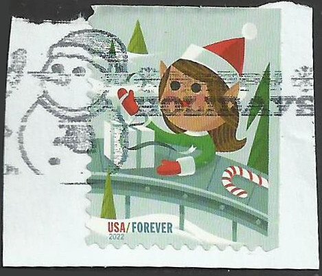 Holiday Elves 2022, Discounted Forever Stamps