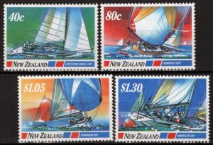 ZAYIX New Zealand 867-870 MNH Yachts Sailing Ships Blue Water Classics 092022S53