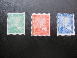 GERMANY 1925  MNH SC 347-9 GERMAN EAGLE SET VF $45 (118)