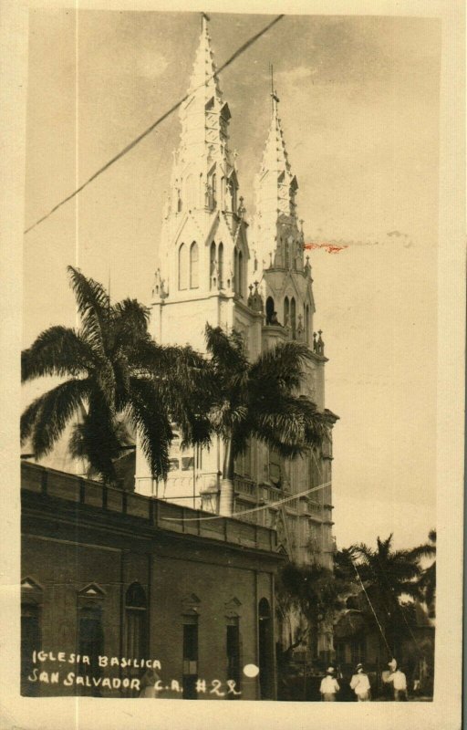 Bargains Galore Salvador photo postcard to England c1928