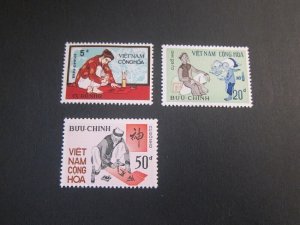 Vietnam 1972 Sc 425-27 set MNH